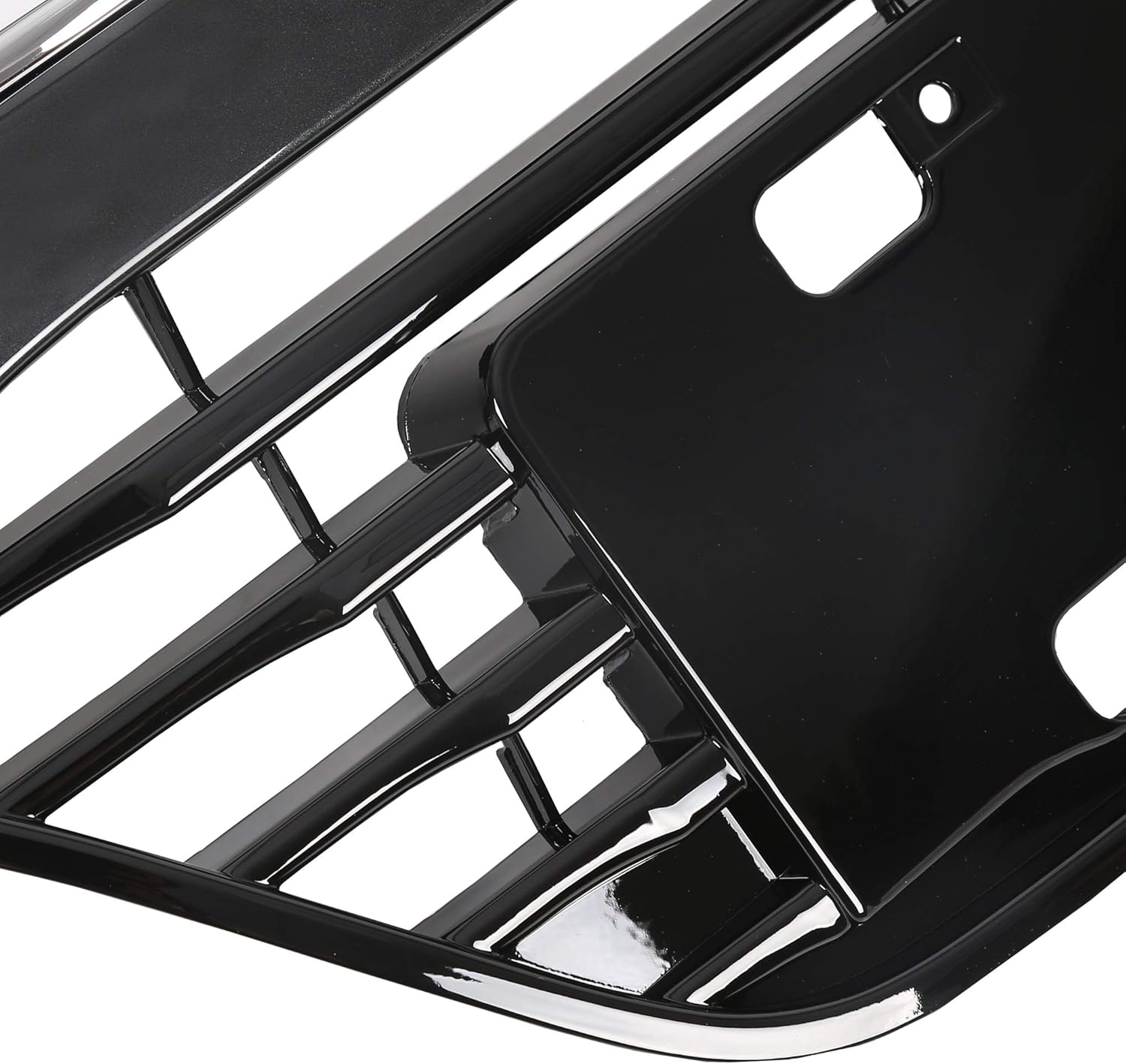 Chrome Glossy Black Front Upper Bumper Grille Assembly I36067