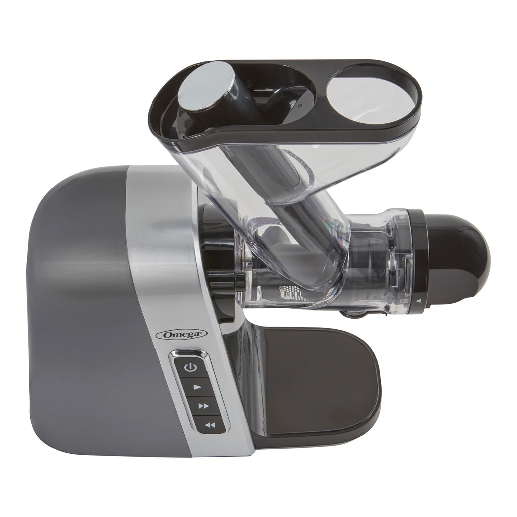 Gray Slow Masticating Juicer with Wide Mouth Chute F505129