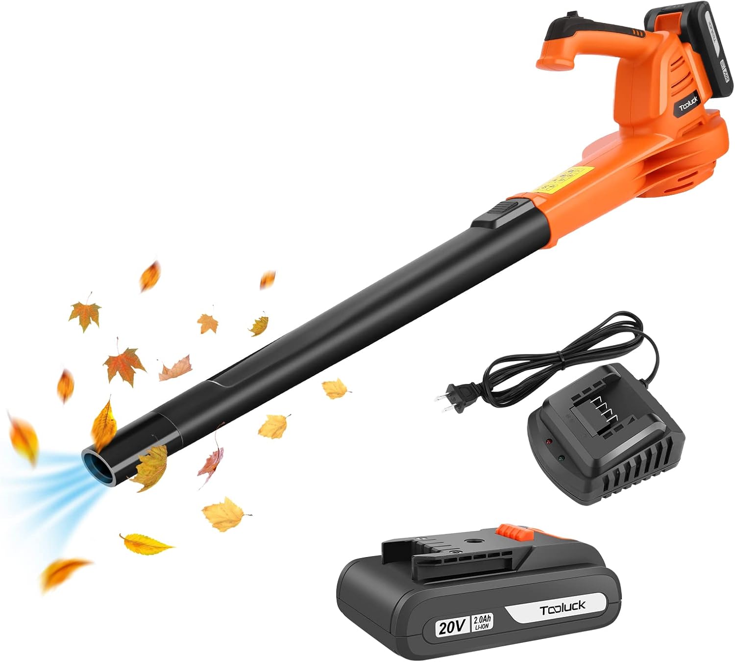 Cordless Electric Leaf Blower with 4.0Ah Battery and Charger V269759