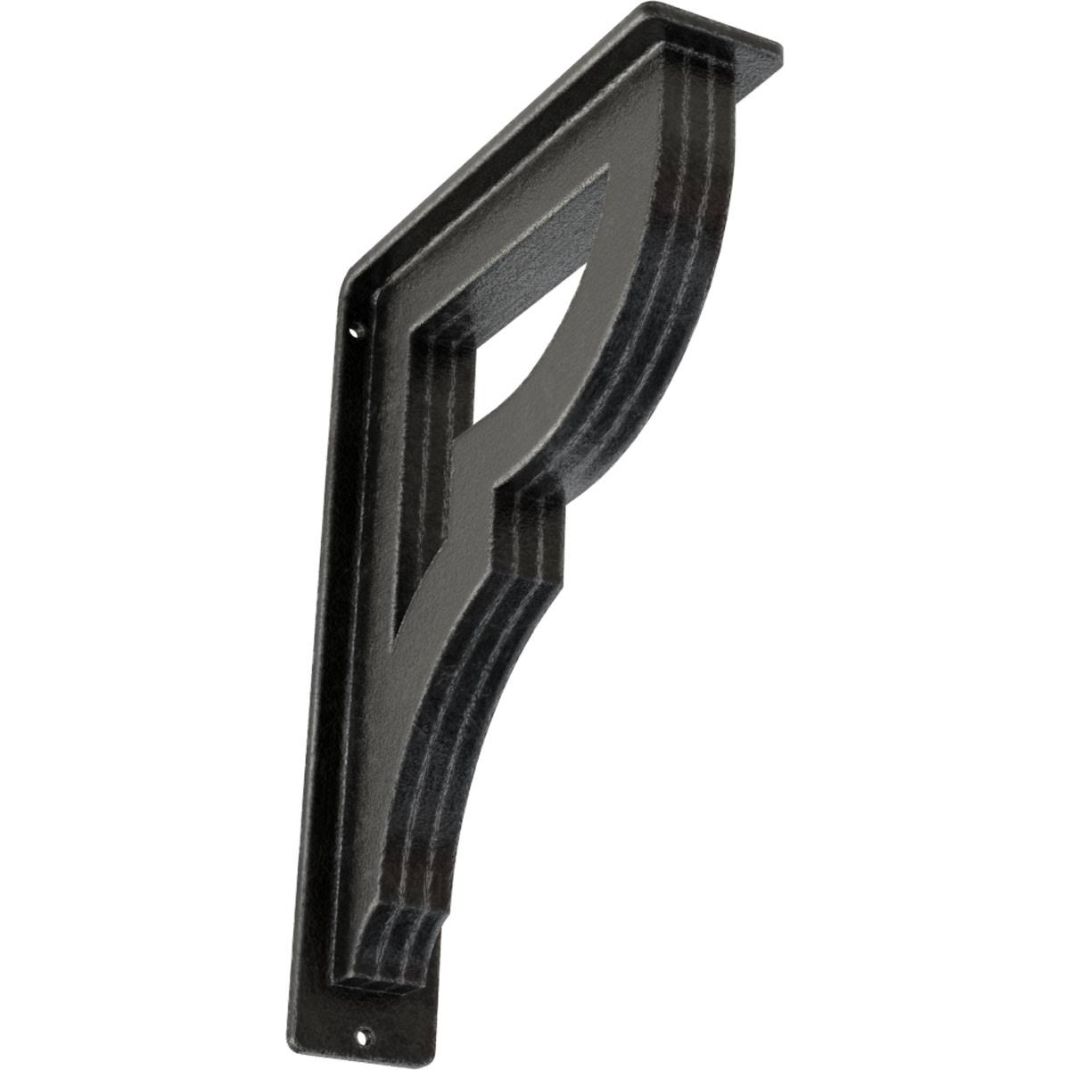 Antiqued Pewter Wrought Iron Bracket Q3965