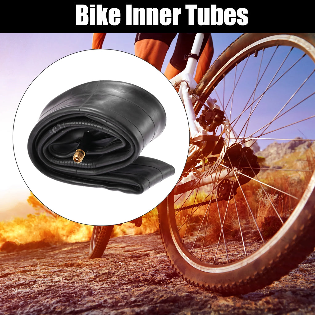 3 Pcs 16 inch Bike Inner Tube Rubber 29mm Long Straight Valve R429
