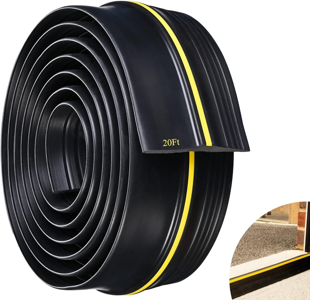 20Ft Rubber Garage Door Threshold Seal Weather Stripping Y567778