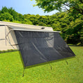 RV Awning Shade Screen with Zipper 8'X13'3'' Universal with Complete Kits Z404