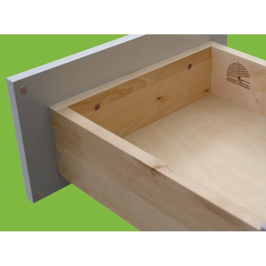 24x22 Wide Double Door Base Cabinet with Dovetail Drawers Dove Gray C148061