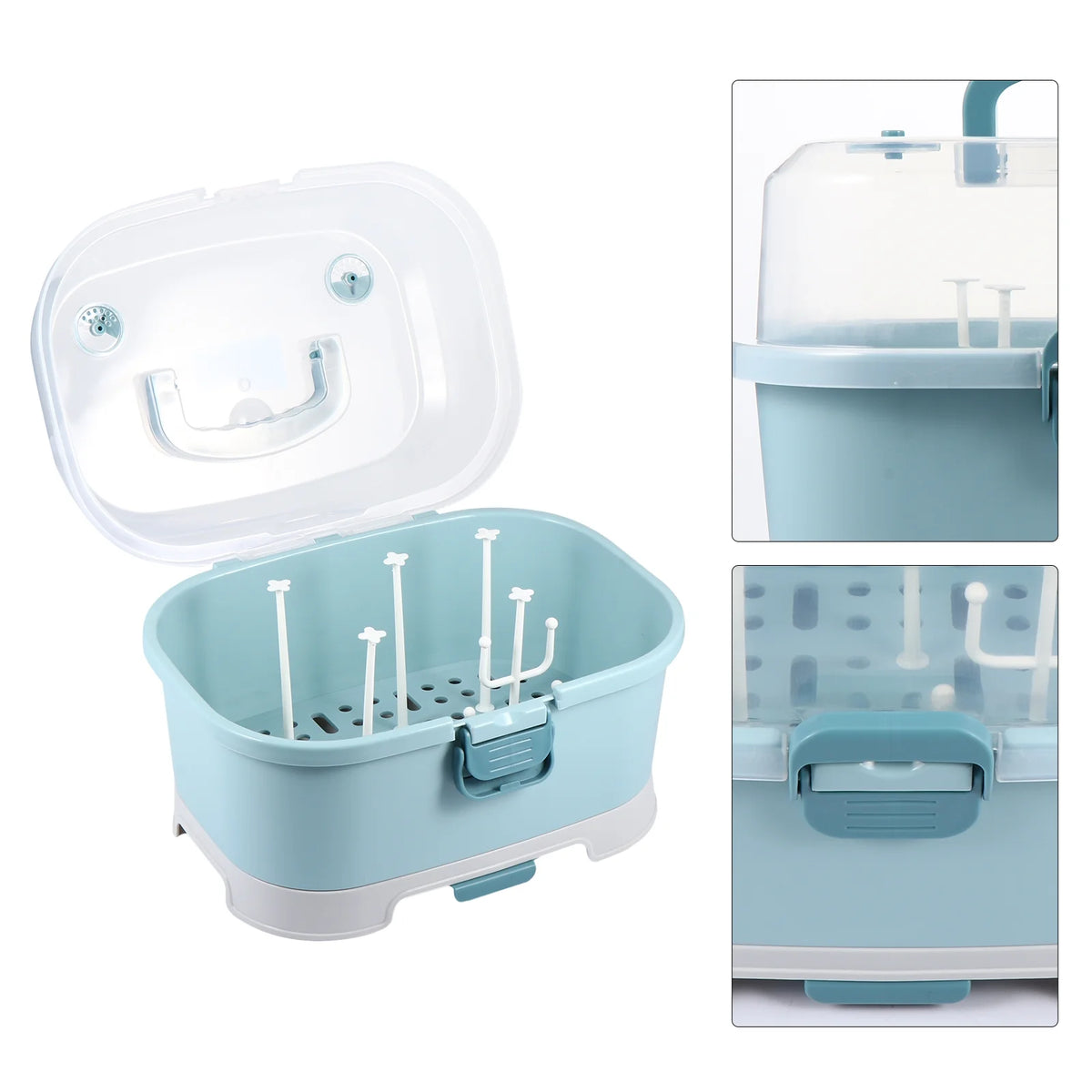 Milk Bottle Case Baby Bottle Drying Rack Box Baby Supplies Container I8962