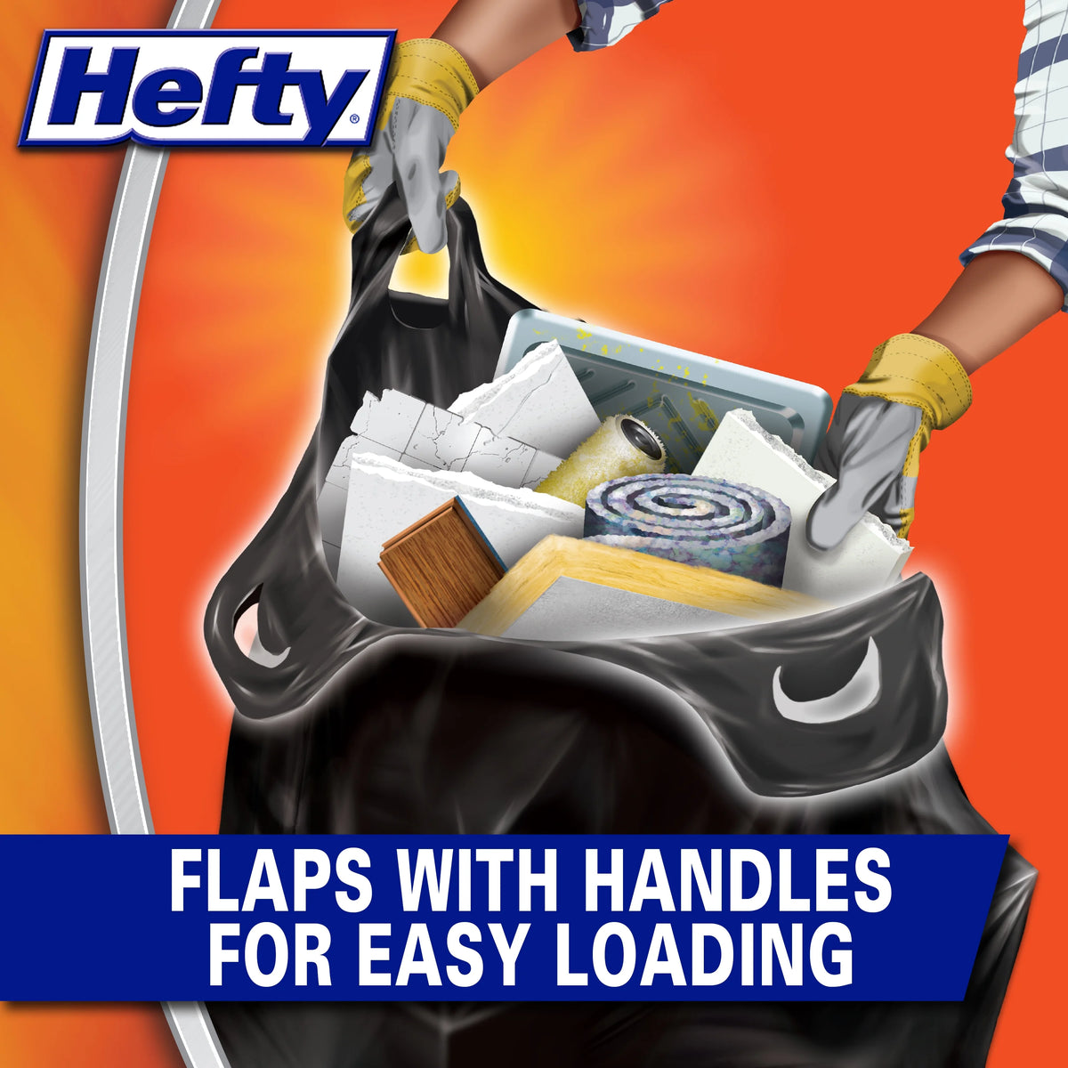 Heavy Duty Contractor Large Trash Bags, 42 Gallon, 14 Count H610285