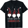 Buffalo Plaid Gnome Christmas Pajama T-Shirt I96759