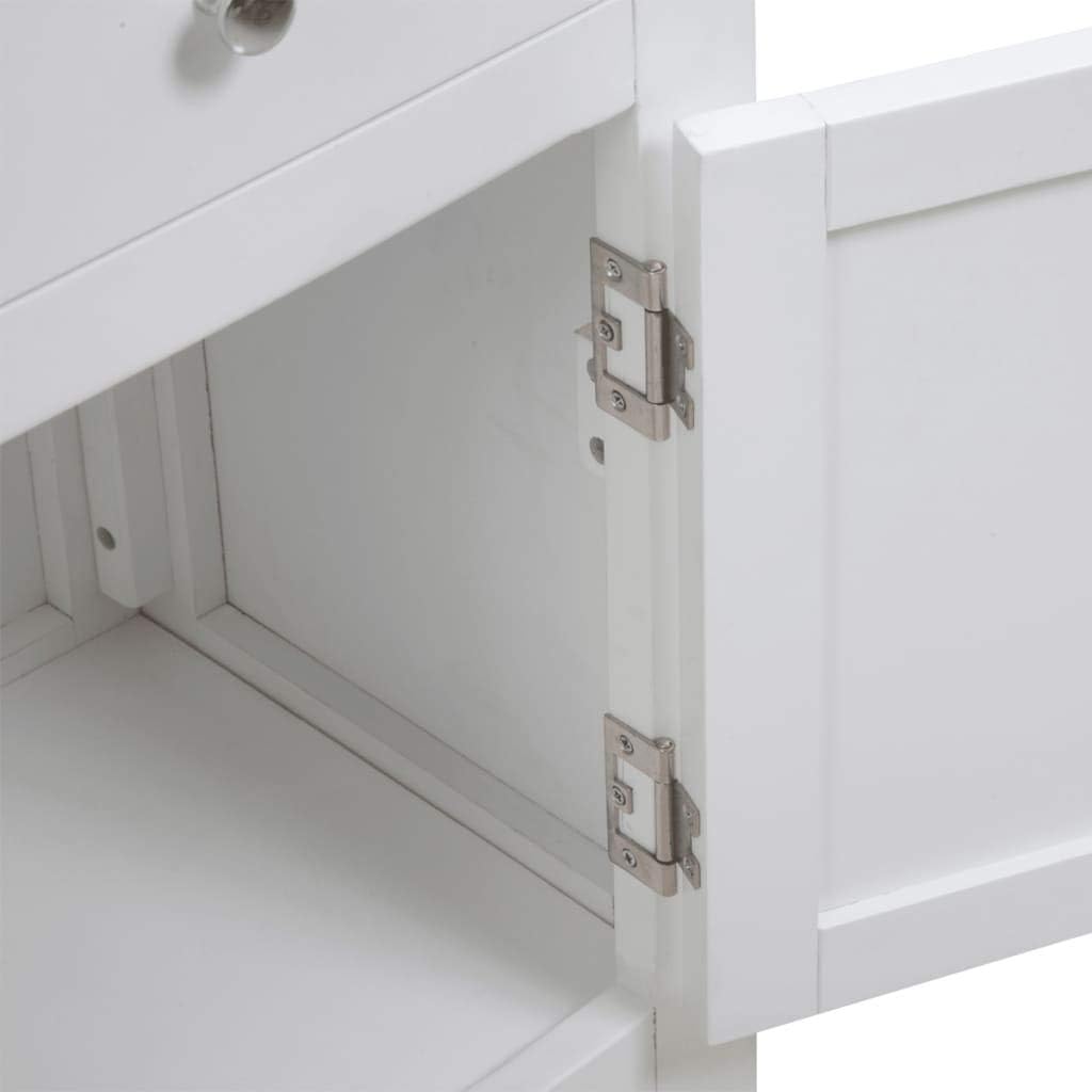 Oak Top Wooden Buffet Sideboard Storage Cabinet with 2 Drawers H2264