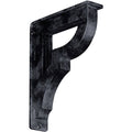 Antiqued Pewter Wrought Iron Bracket Q3965