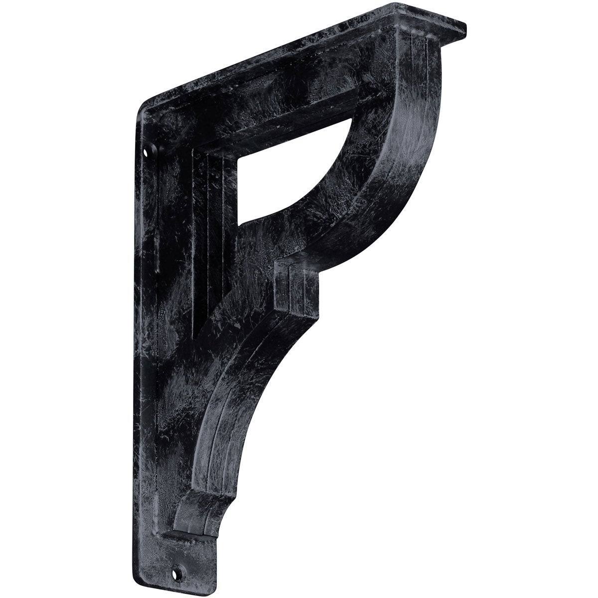 Antiqued Pewter Wrought Iron Bracket Q3965