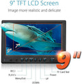 Portable 9 inch LCD Monitor Fish Finder 1000TVL Waterproof Underwater DVR Video Cam 15m Cable 12pcs IR Infrared Lights T616105