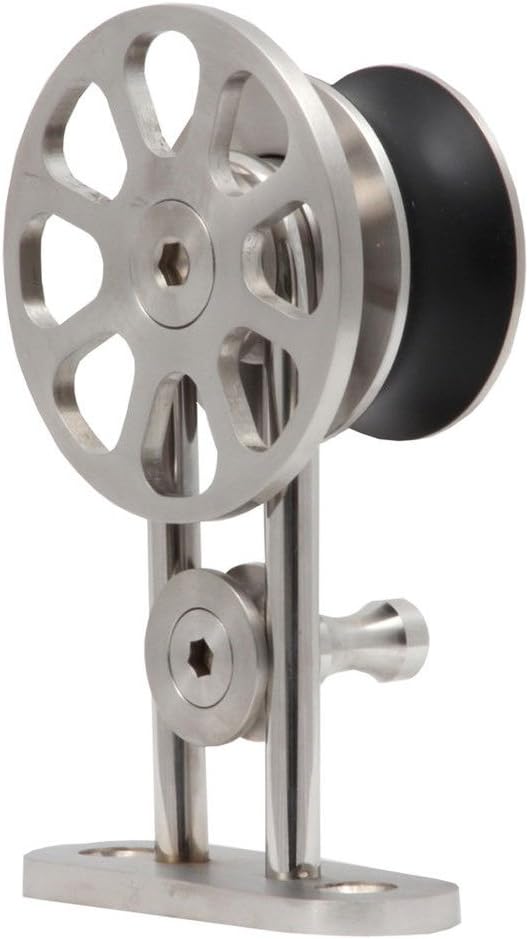 Stainless Steel Sliding Barn Door Hardware Kit 8FT Track Single Door Kit X625