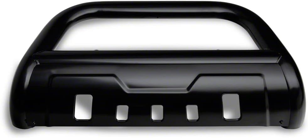 Black 3.50-Inch Oval Bull Bar with Skid Plate D570128