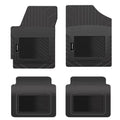 4 Piece Set Black Floor Mats V527500