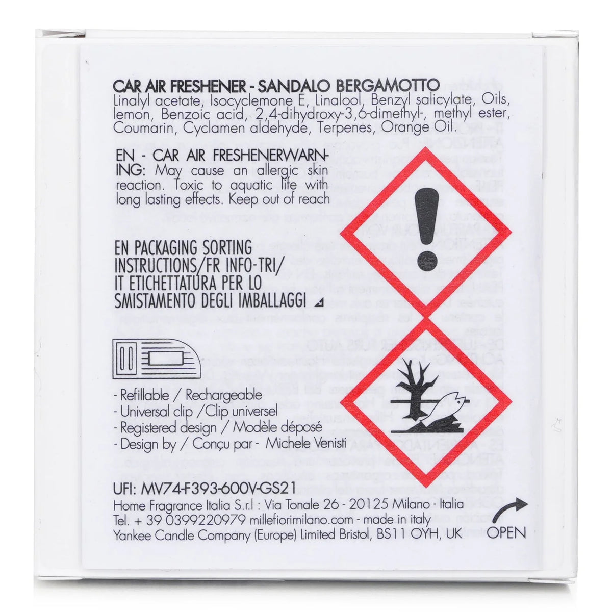 Car Air Freshener A22185
