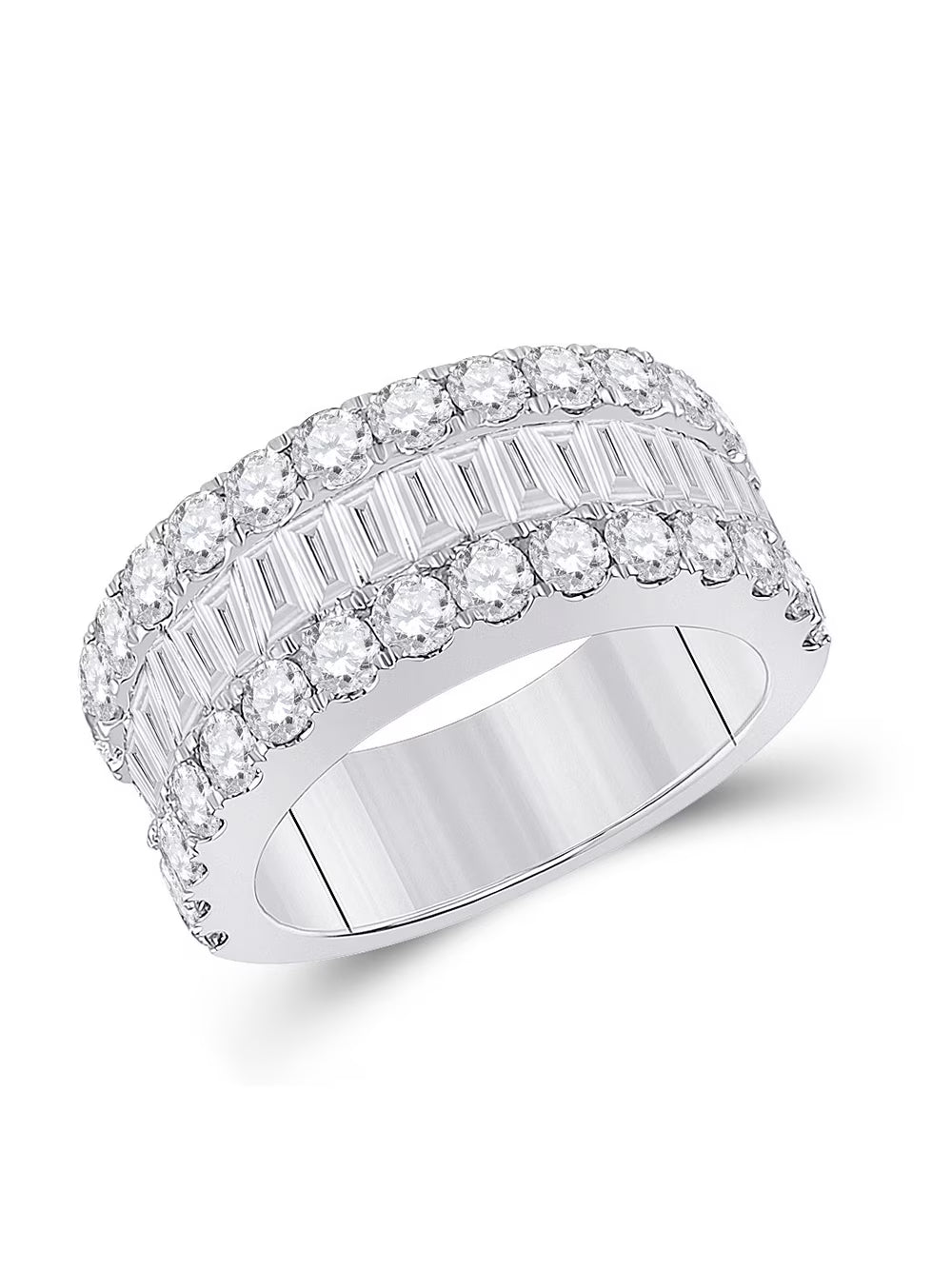 Baguette Diamond Anniversary Ring 3 Cttw O404891