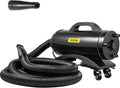 8.0HP 320 CFM 110V Car Dryer Air Blower with Casters, 33 Ft Hose, 2 Nozzles R675