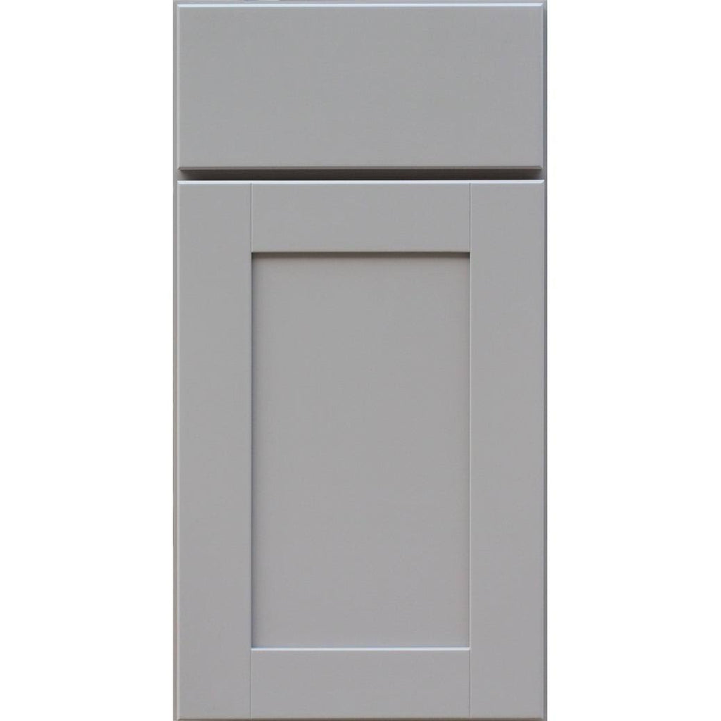 24x22 Wide Double Door Base Cabinet with Dovetail Drawers Dove Gray C148061