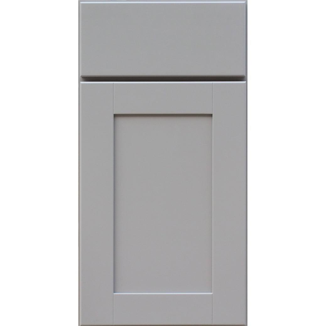 24x22 Wide Double Door Base Cabinet with Dovetail Drawers Dove Gray C148061