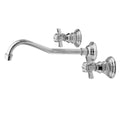 Wall Mount Lavatory Faucet Satin Nickel P536