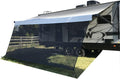 RV Awning Shade Screen 7' X 10' 3'' Blue Sunshade Camping Trailer UV Sun Blocker Pack of 2 V6599
