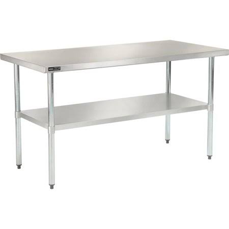 48x22Wx30x22D Stainless Workbench with Undershelf U936806