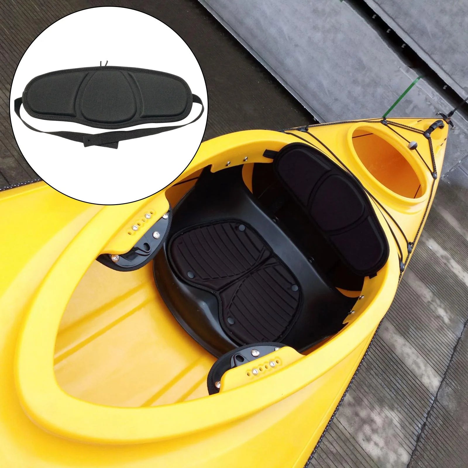 Kayak Boat Seat Cushion Backrest with Pad Y98819