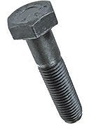 M12-1.5 x 90mm Hex Head Cap Screws, Steel Class 10.9, Plain Finish, 175 pcs D51615
