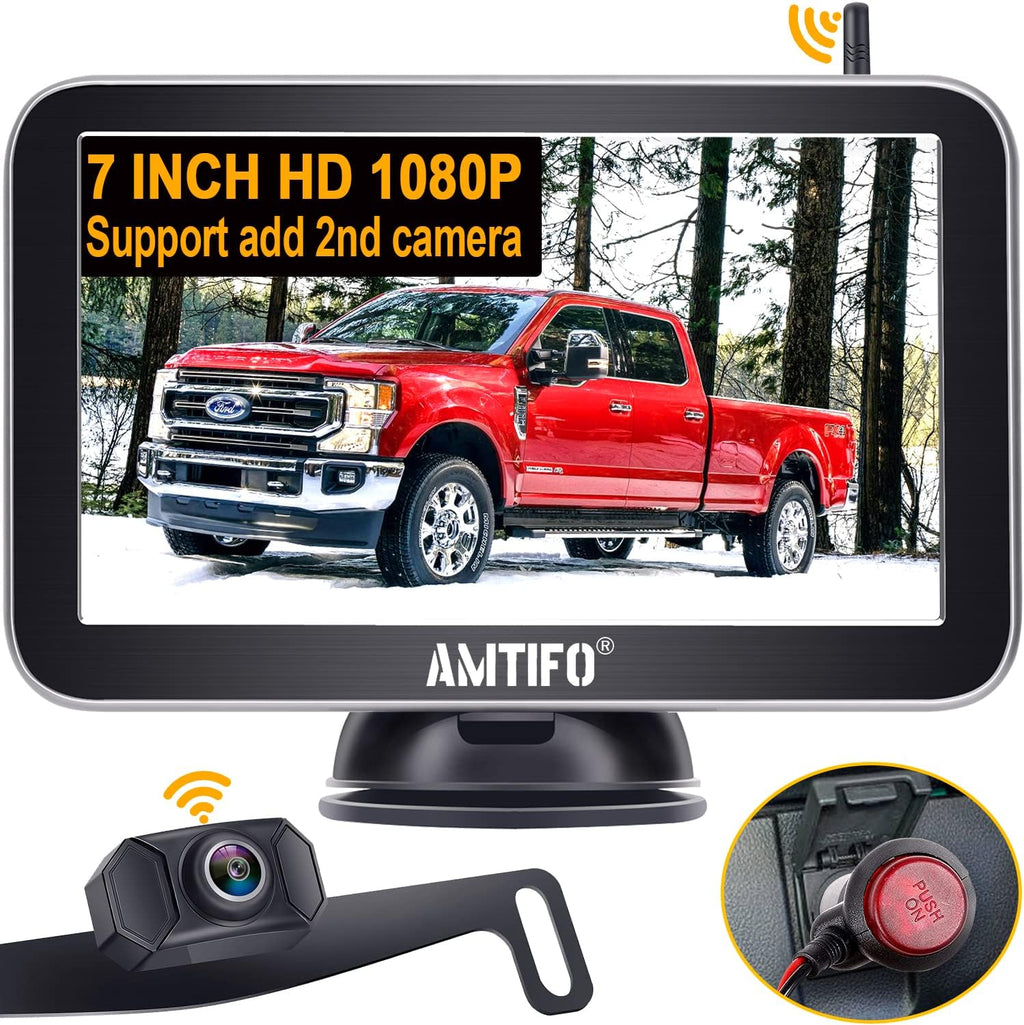 7 Inch Wireless Backup Camera with Monitor Kit J752