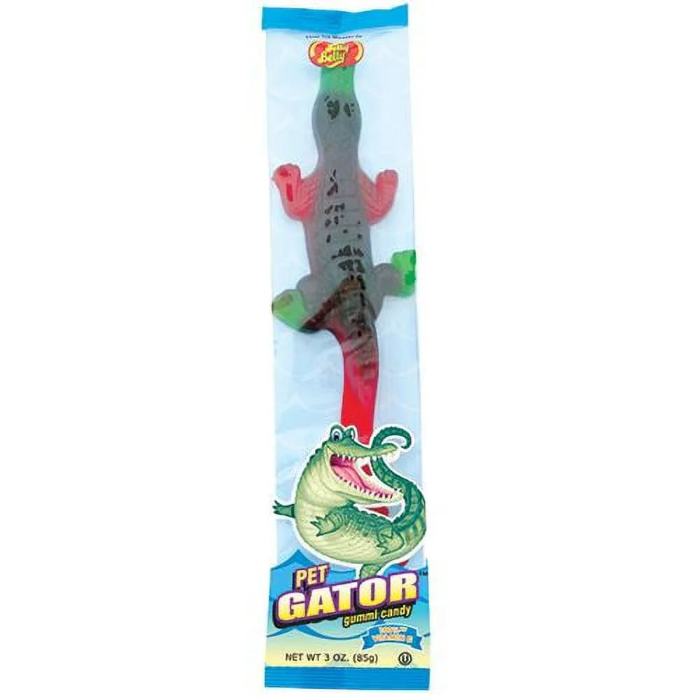 Gummi Pet Gators Candy 3 Oz (12 Pack) L78113