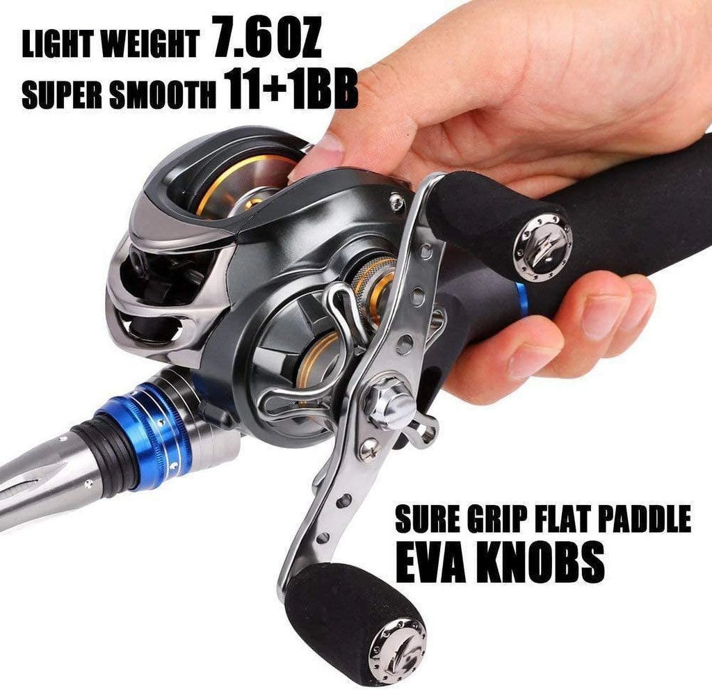 Baitcasting Fishing Reel with Magnetic Brake System U9024