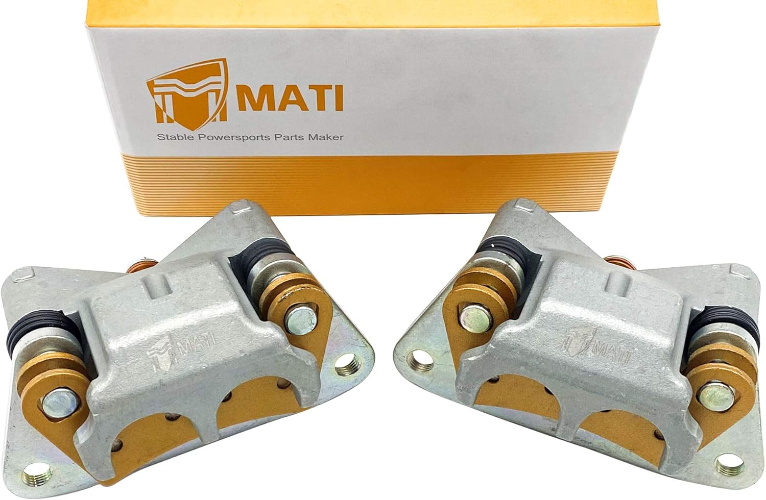 Front Left Right Brake Calipers W/Pads Pack of 2 J8249