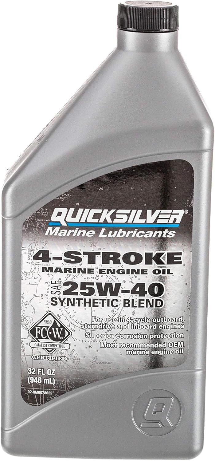 25W-40 Synthetic Marine Engine Oil Pack of 2 J37171