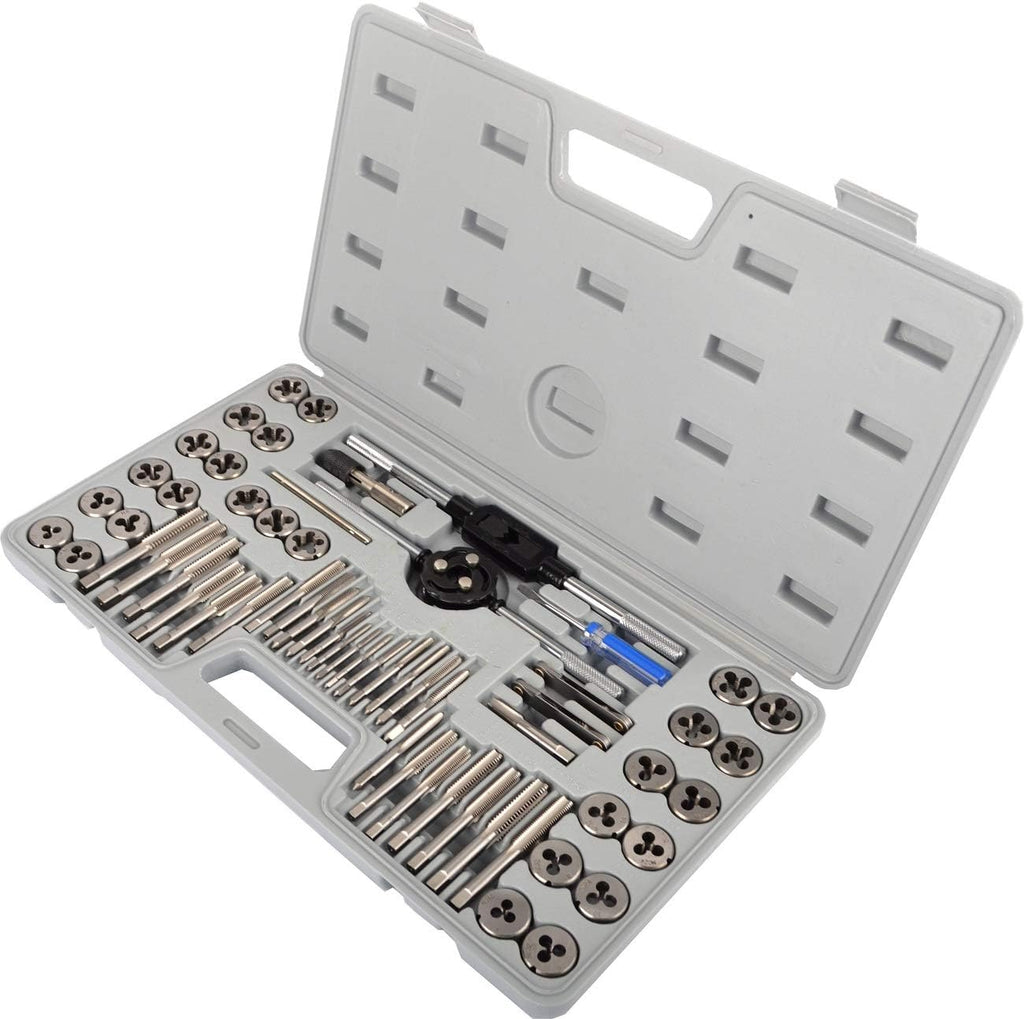 60-Pieces Tap and Die Set Metric and SAE Standard T2425