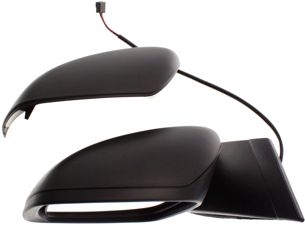 Left Driver Side Heated Paintable Textured Black Mirror S5085