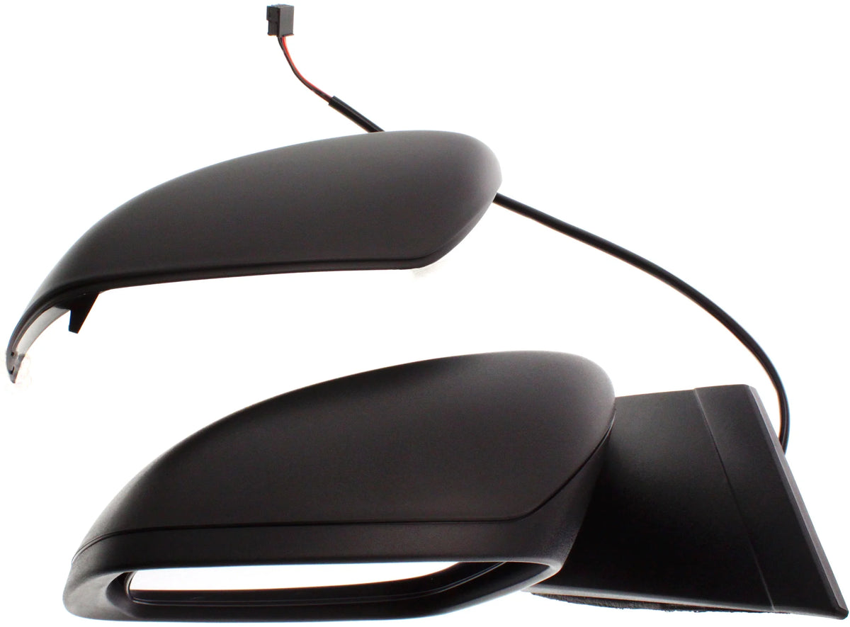 Left Driver Side Heated Paintable Textured Black Mirror S5085