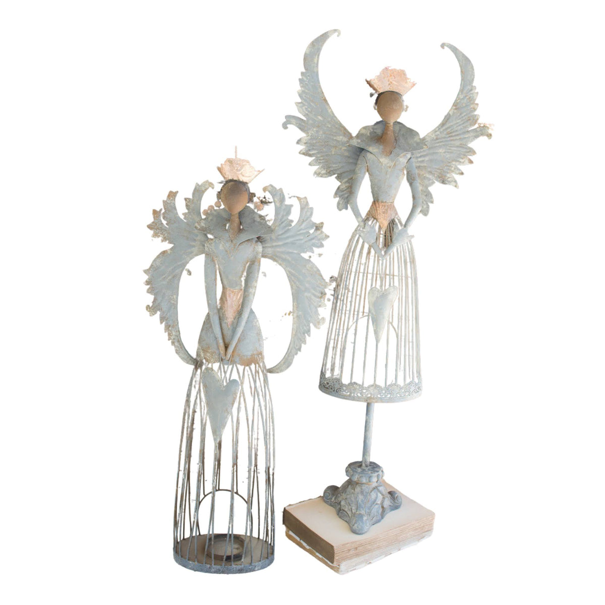 Metal Christmas Angels (Set of 2) I220