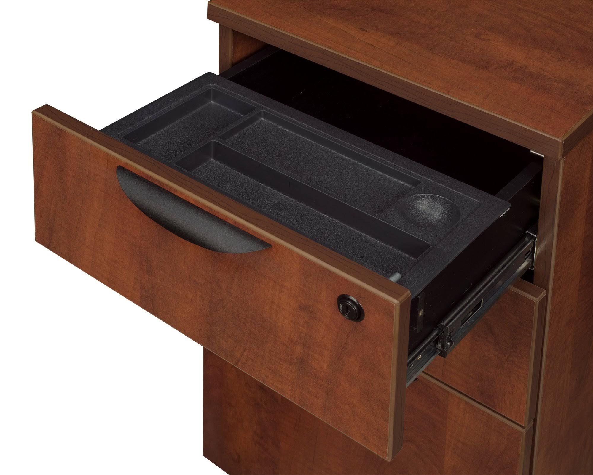 Cherry Single Pedestal Desk F97347
