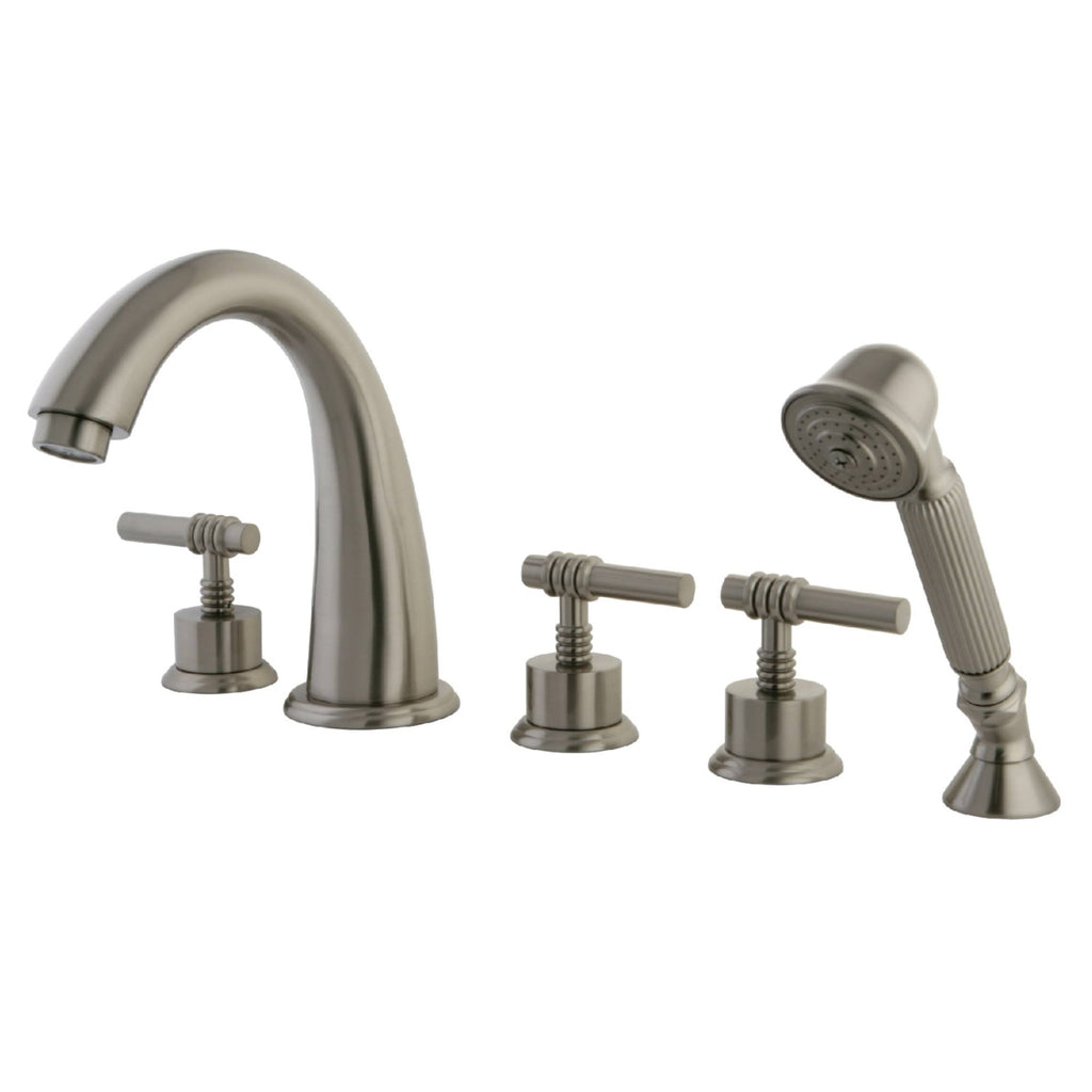 Brushed Nickel Roman Tub Filler with Hand Shower Z715137