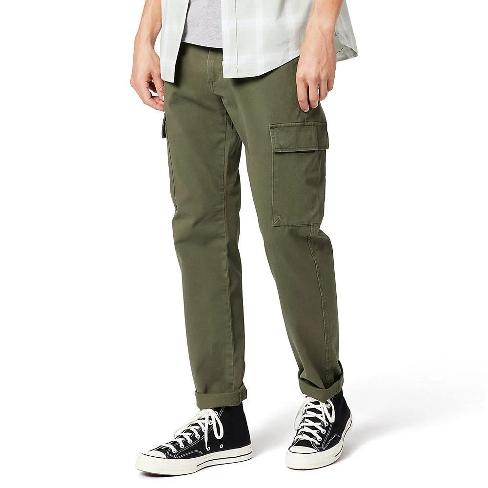 Green Straight-Fit Cargo Pants T862933