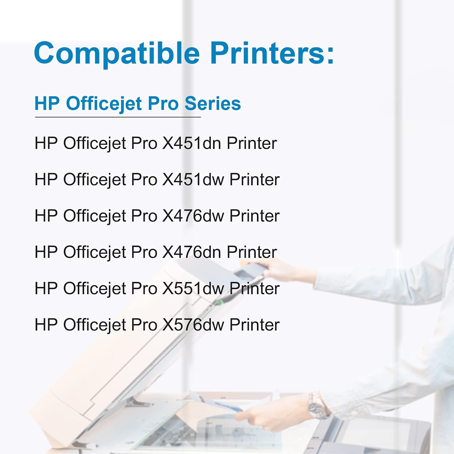 4 Pack Ink Cartridges for HP Officejet Pro S3125