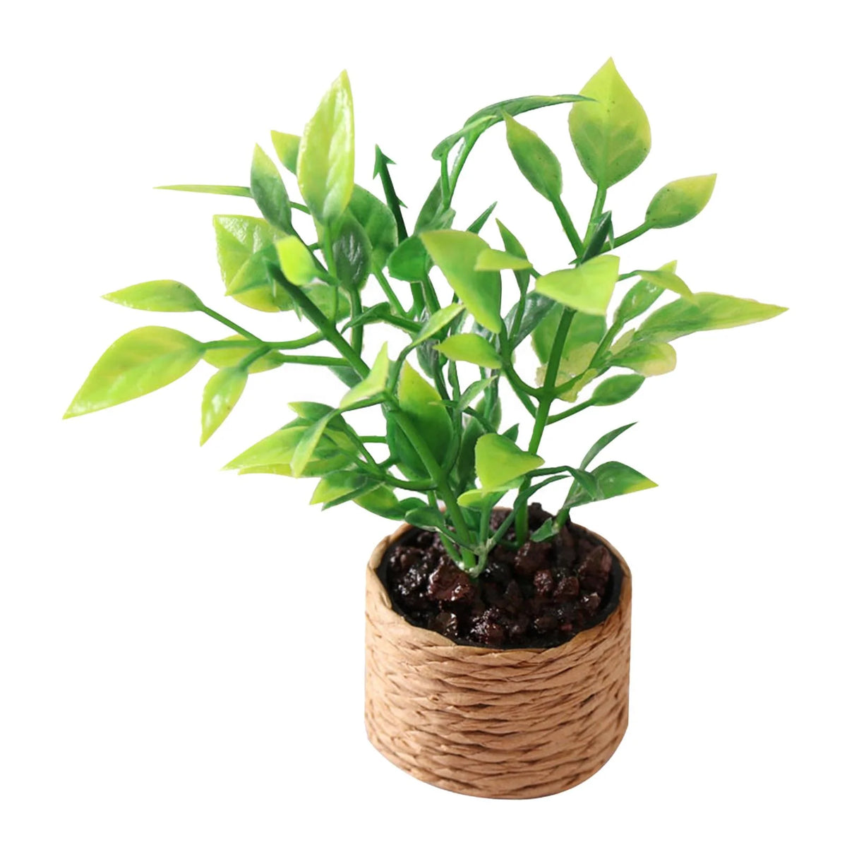 1:12 Scale Miniature Potted Plant Scenery Supplies C838673