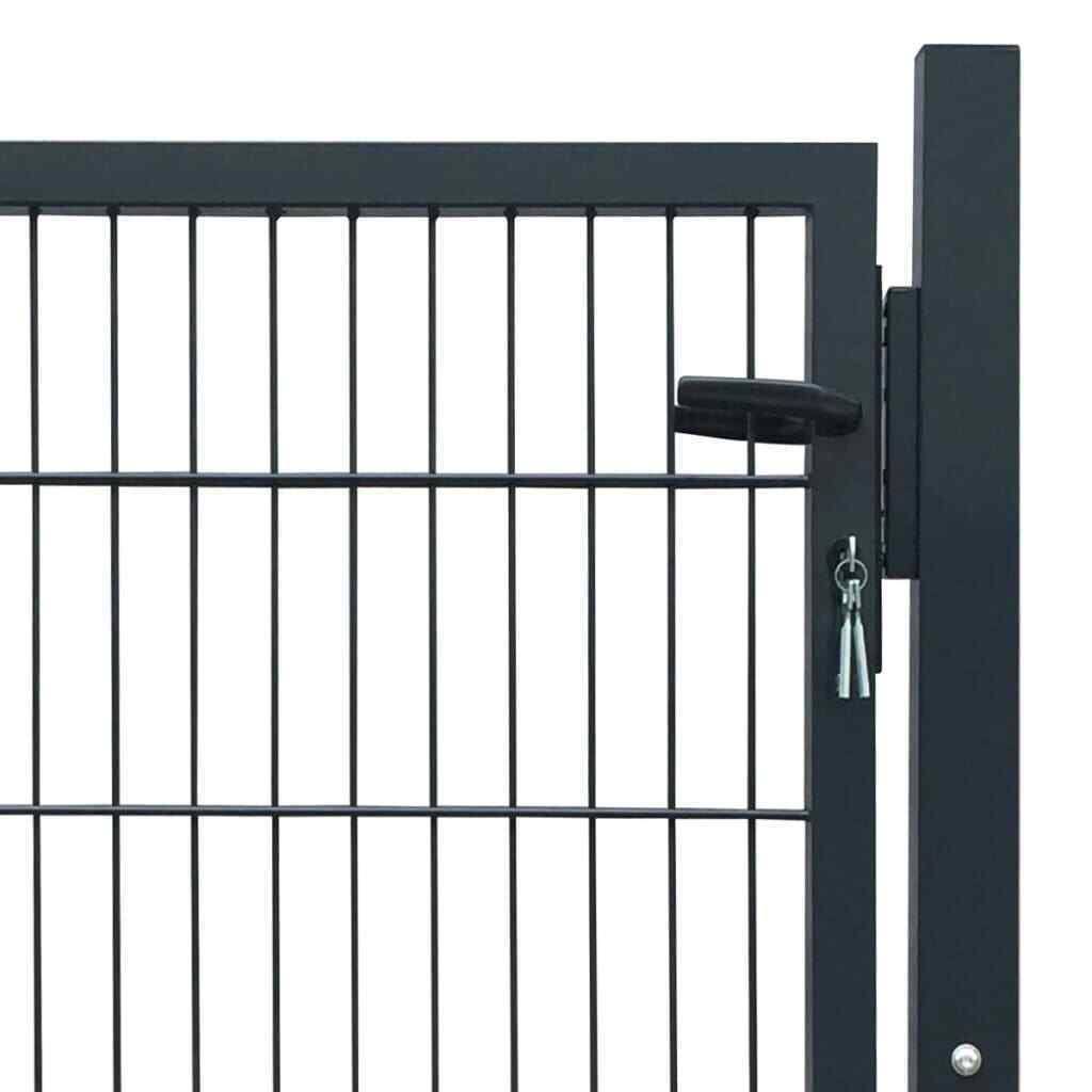 Steel Fence Gate Anthracite S83761