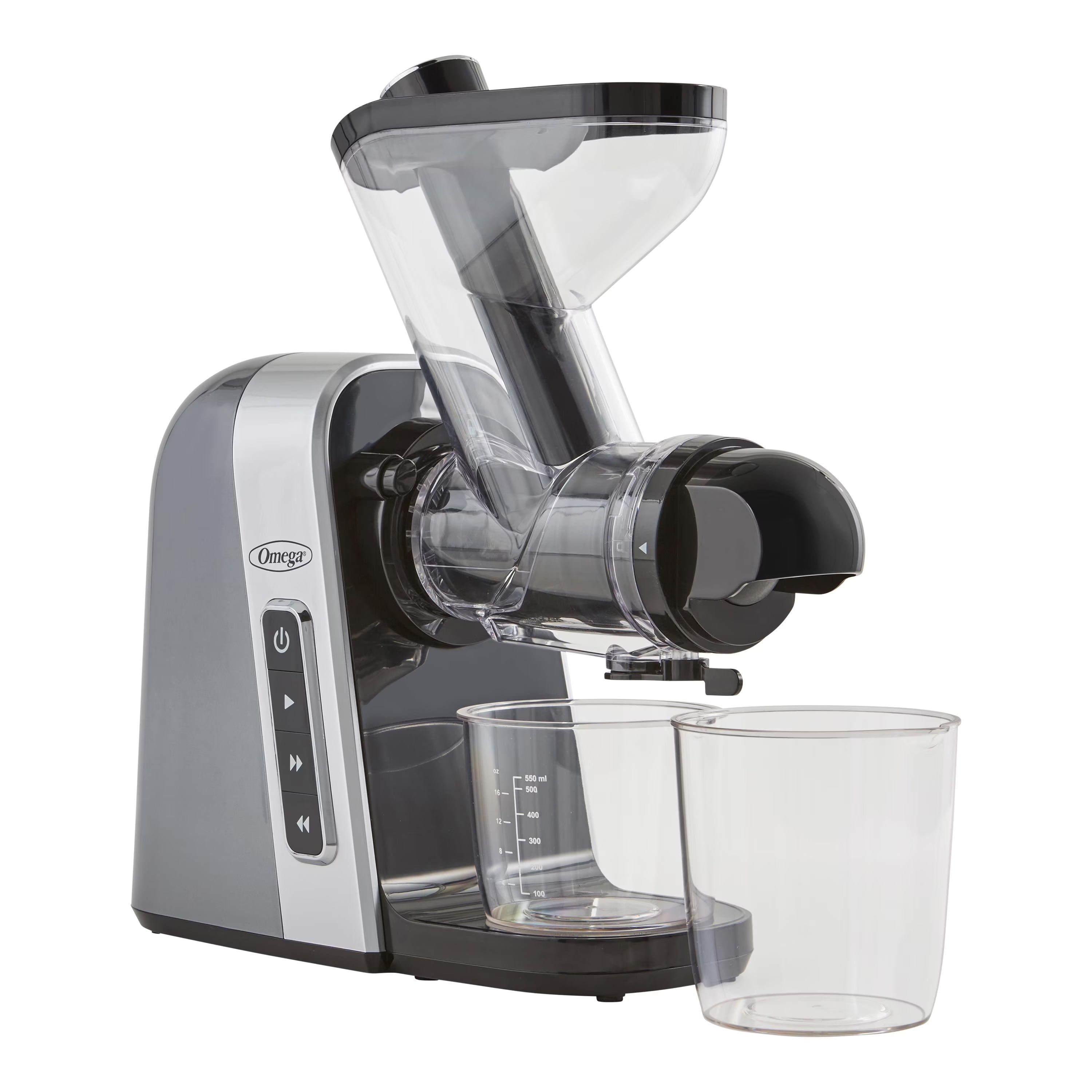 Gray Slow Masticating Juicer with Wide Mouth Chute F505129