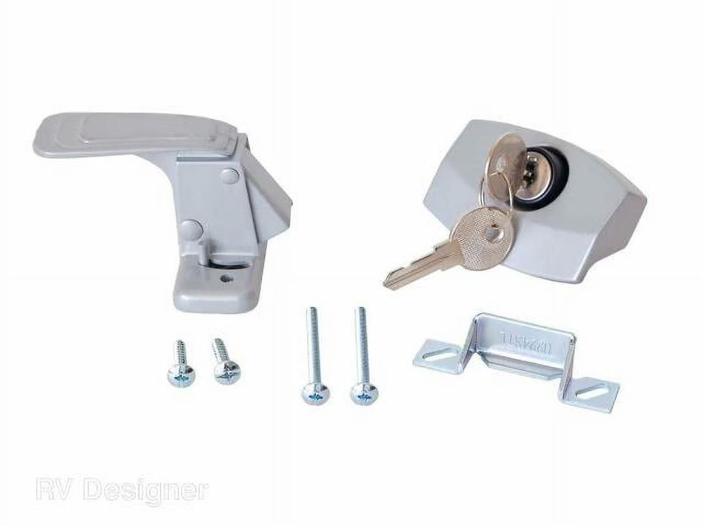 Gray Locking Camper Door Latch Y321784