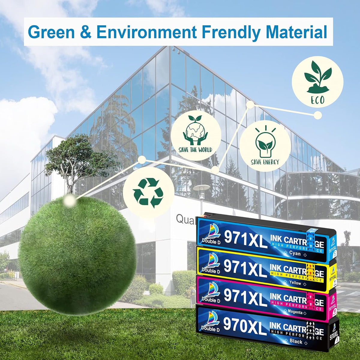 4 Pack Ink Cartridges for HP Officejet Pro S3125