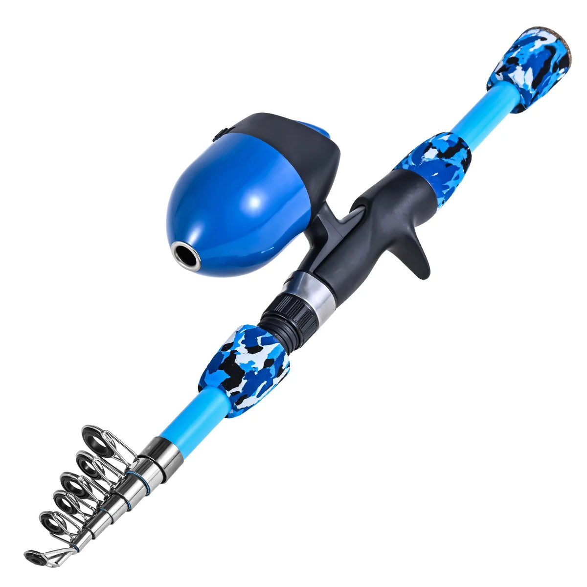 Fishing Kit with Rod, Reel, Stool, Landing Net, and Tackle Box G7164