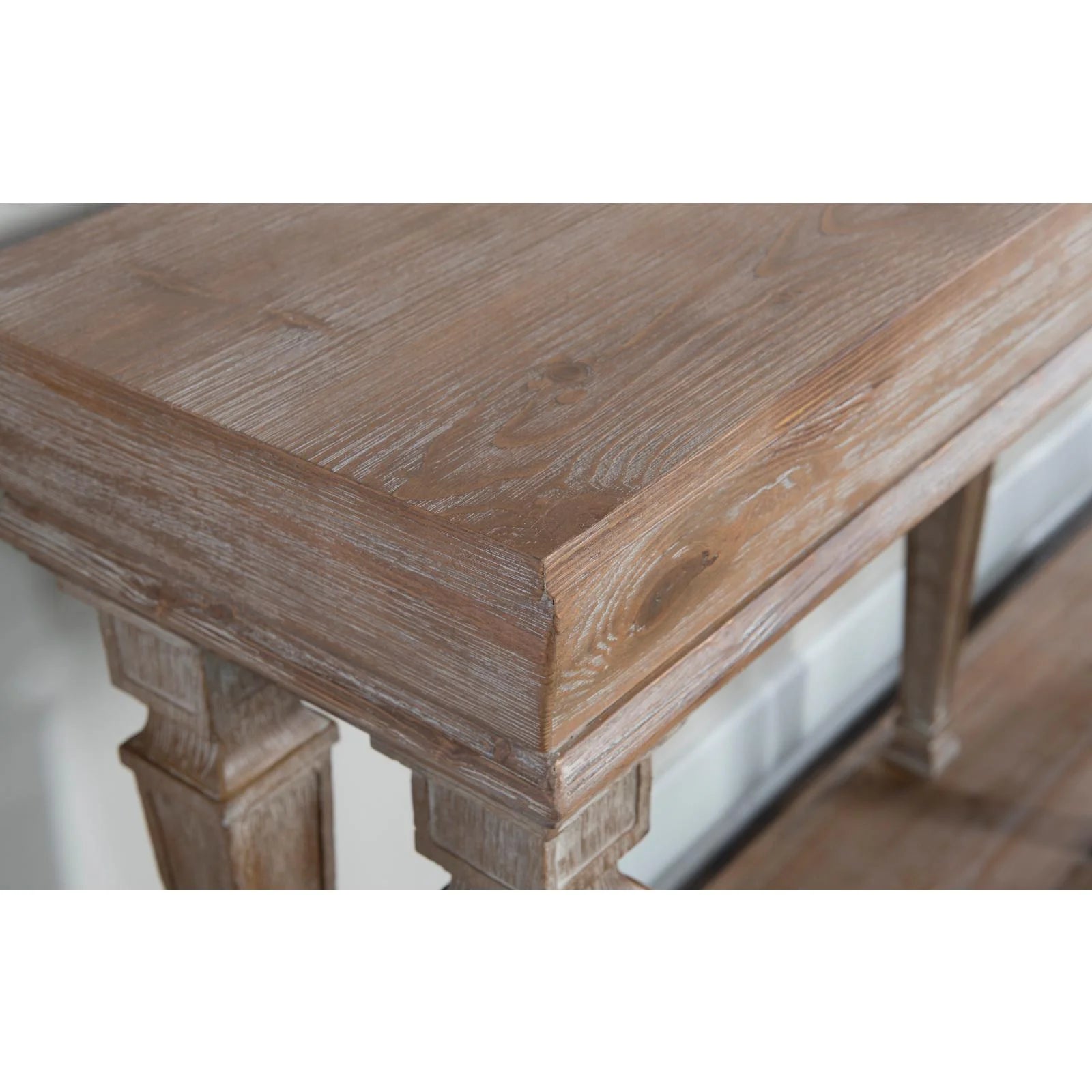 Weathered Driftwood Console Table I15047
