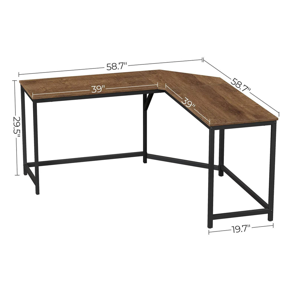 L-Shaped Corner Computer Desk D1615