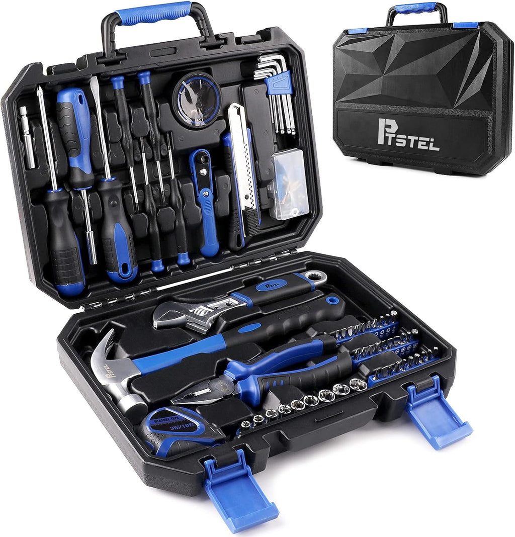179 Piece General Household Hand Tool Set with Carrying Tool Box J580634